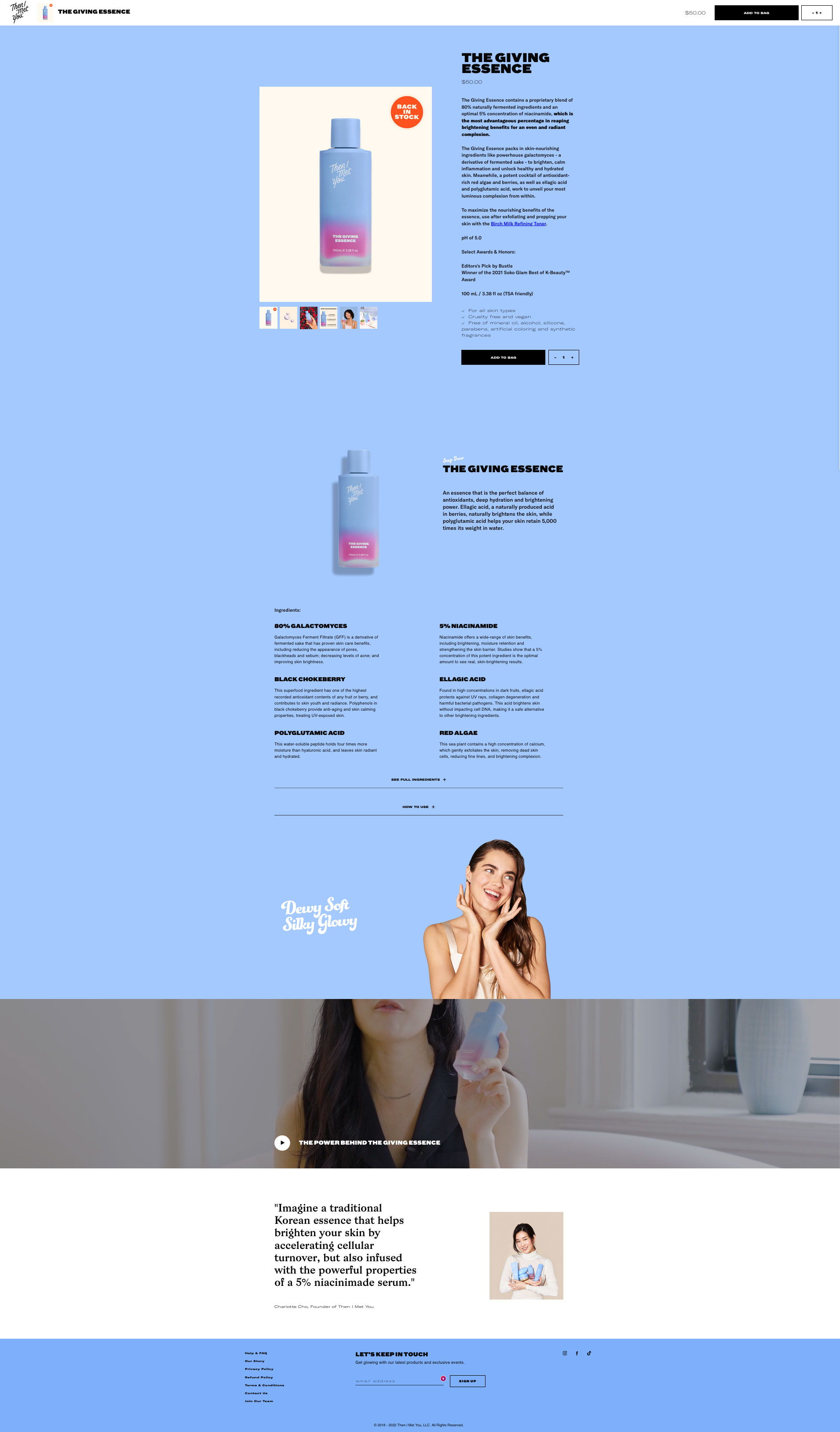 Product Detail Page