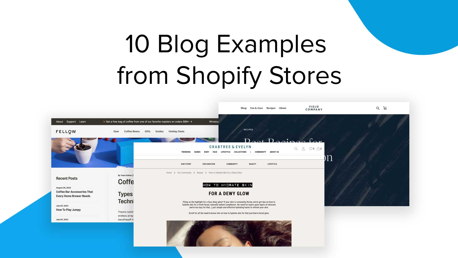 Shopify Dawn theme resources - Blog pages