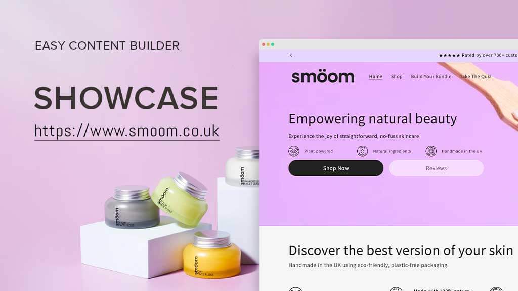 Easy Content Builder case study - Smoom.co.uk