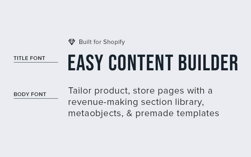 Easy Content Builder - Font pairing checklist
