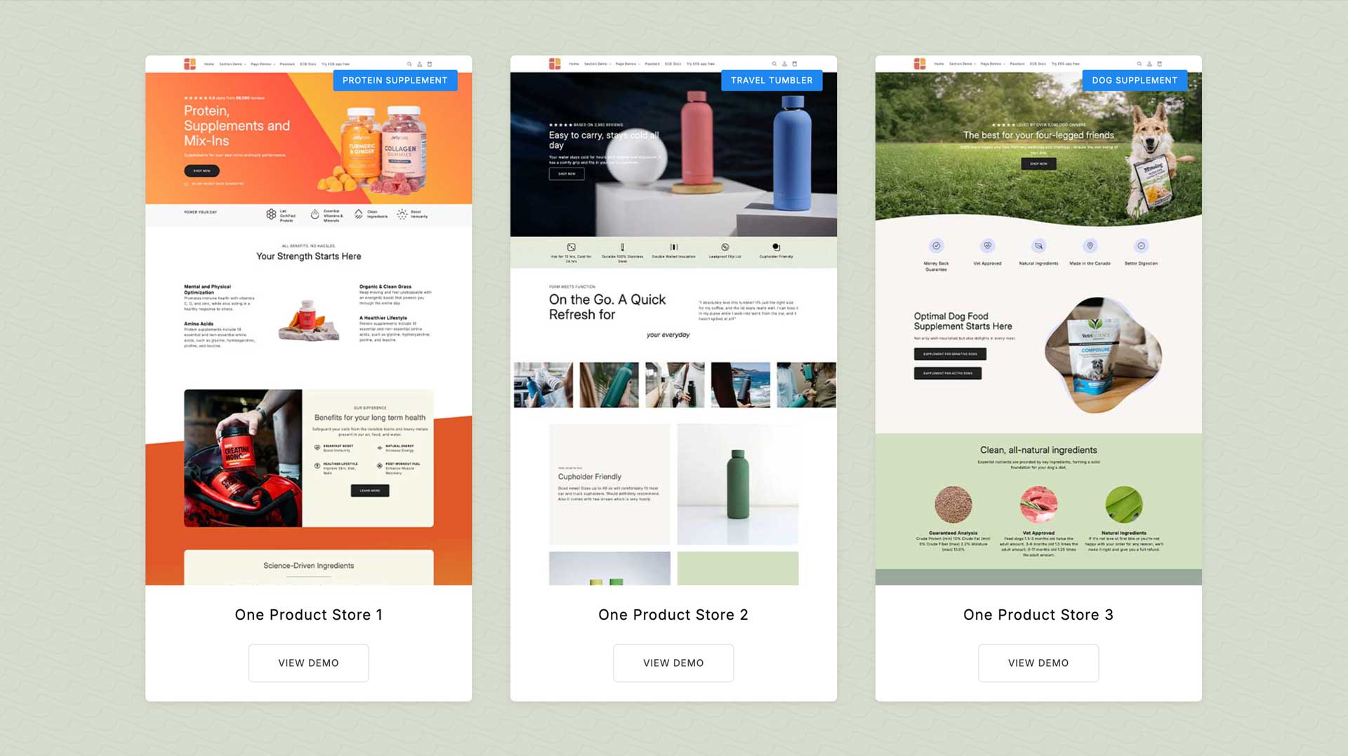 Shopify One Product Templates - Easy Content Builder