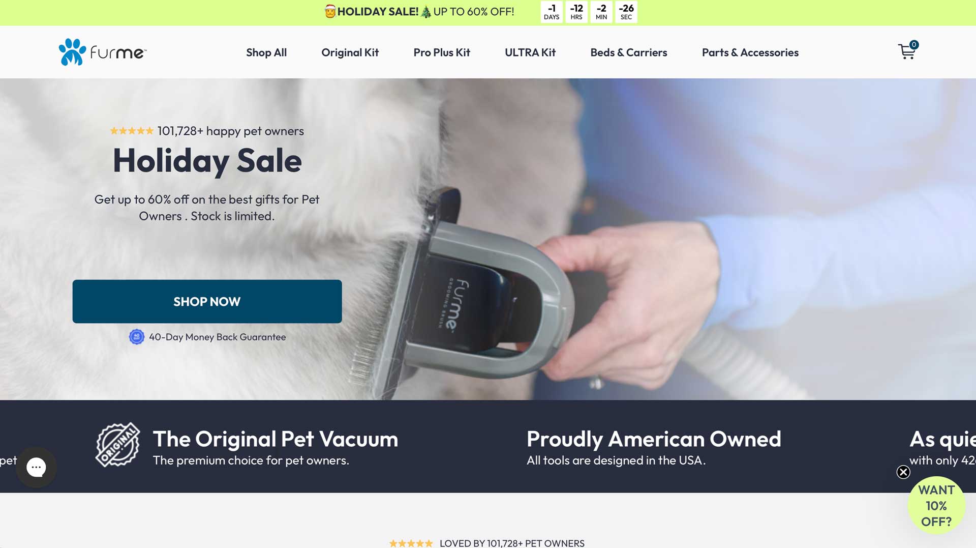 Shopify One Product Store Examples - furMe