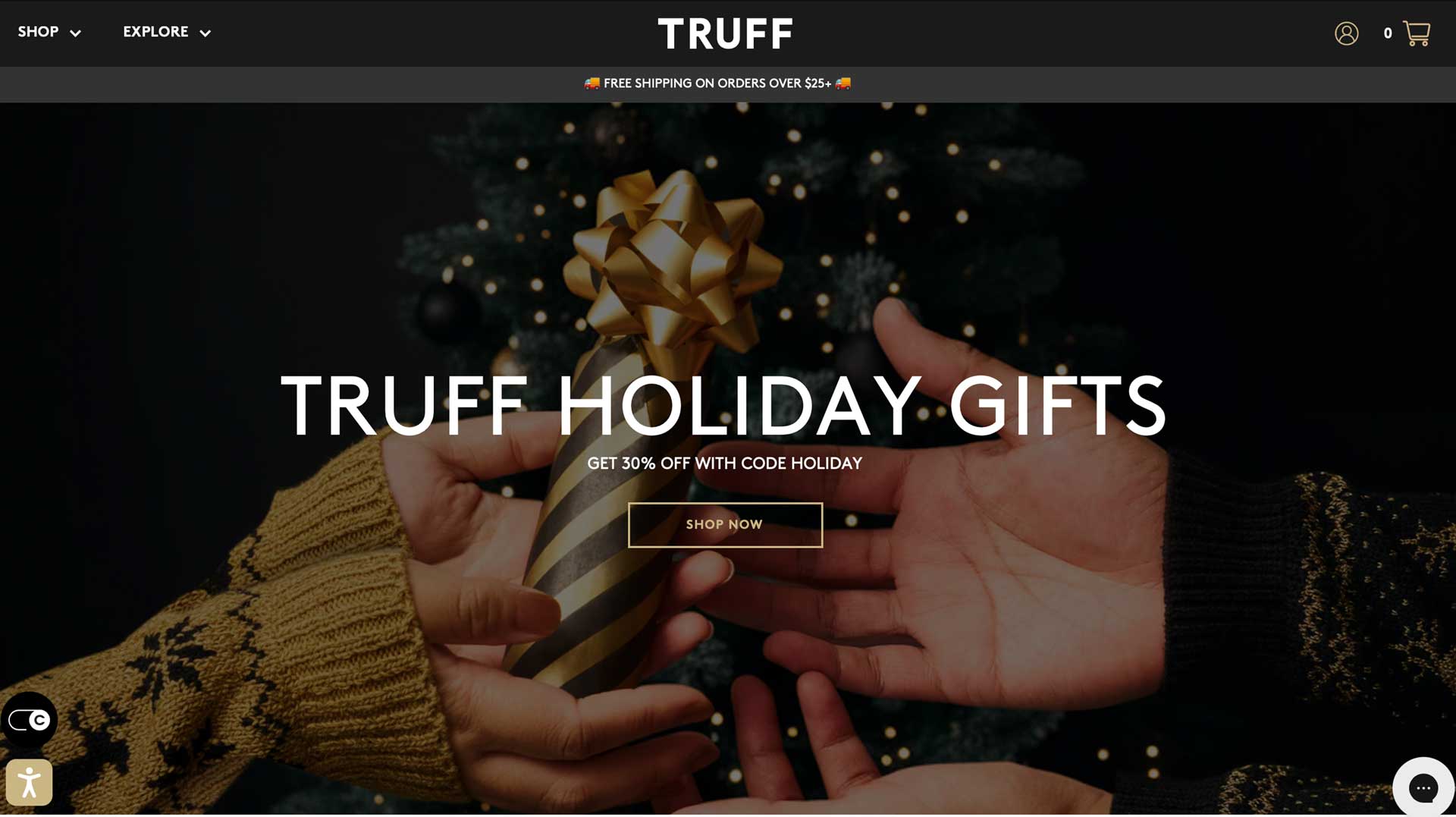Shopify One Product Store Examples - TRUFF