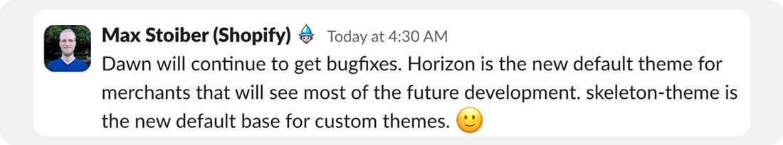 The future of Shopify Dawn theme