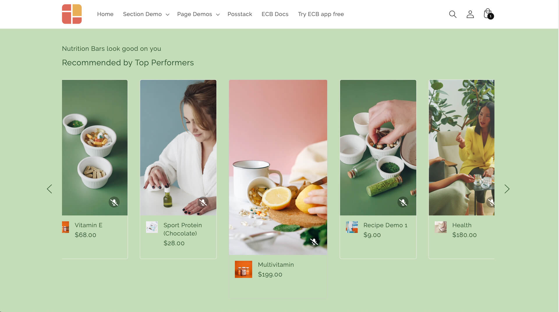 Easy Content Builder - Shoppable Video example