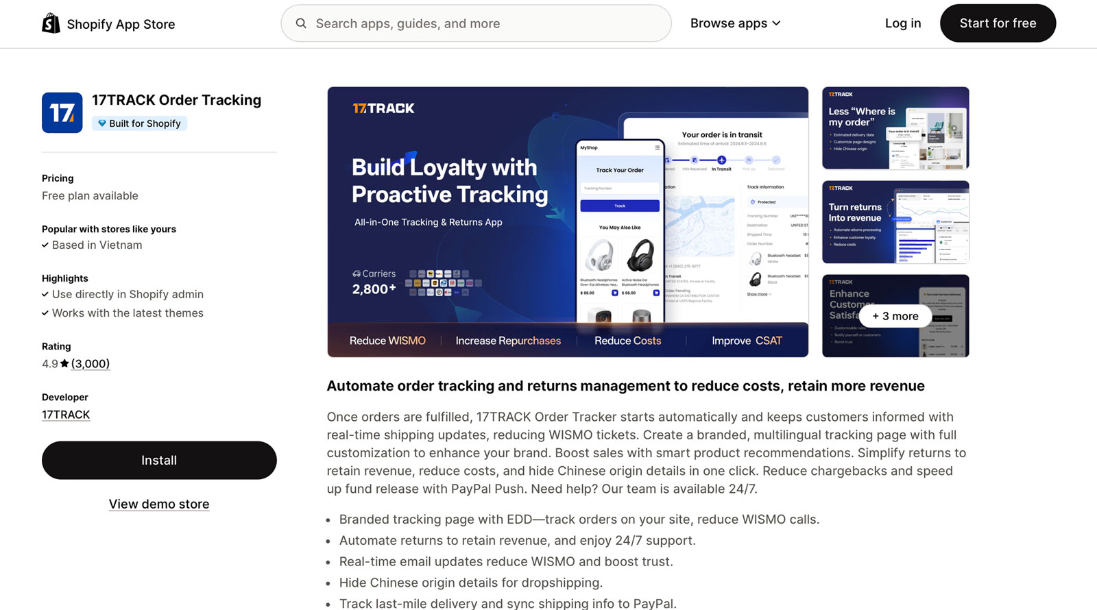 Best Shopify Apps - 17track order