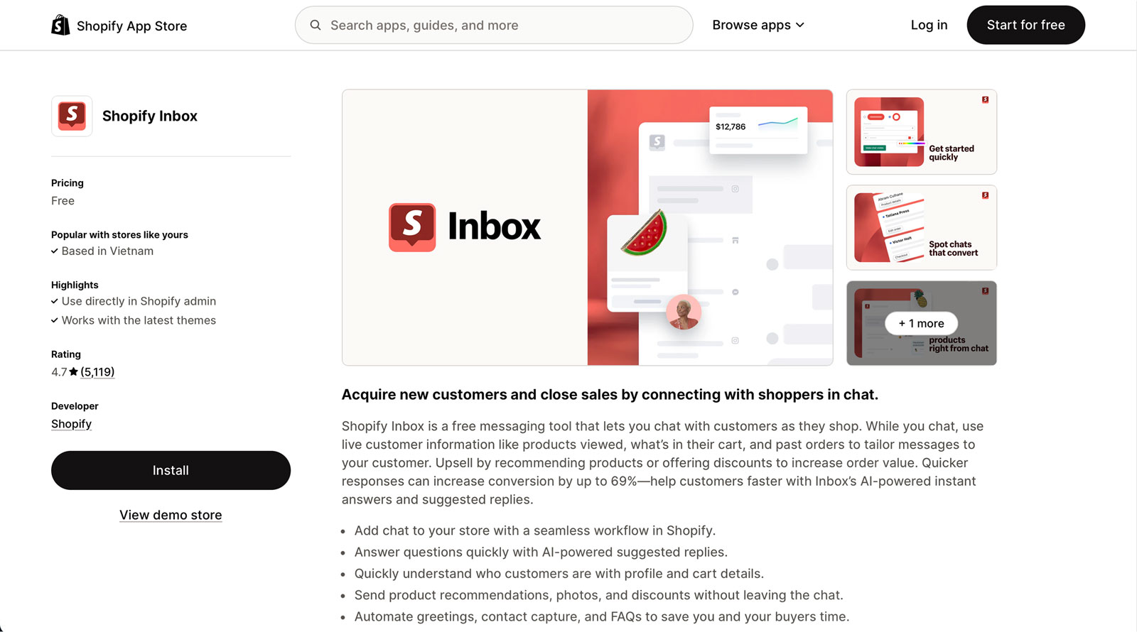 Best Shopify Apps - shopify inbox