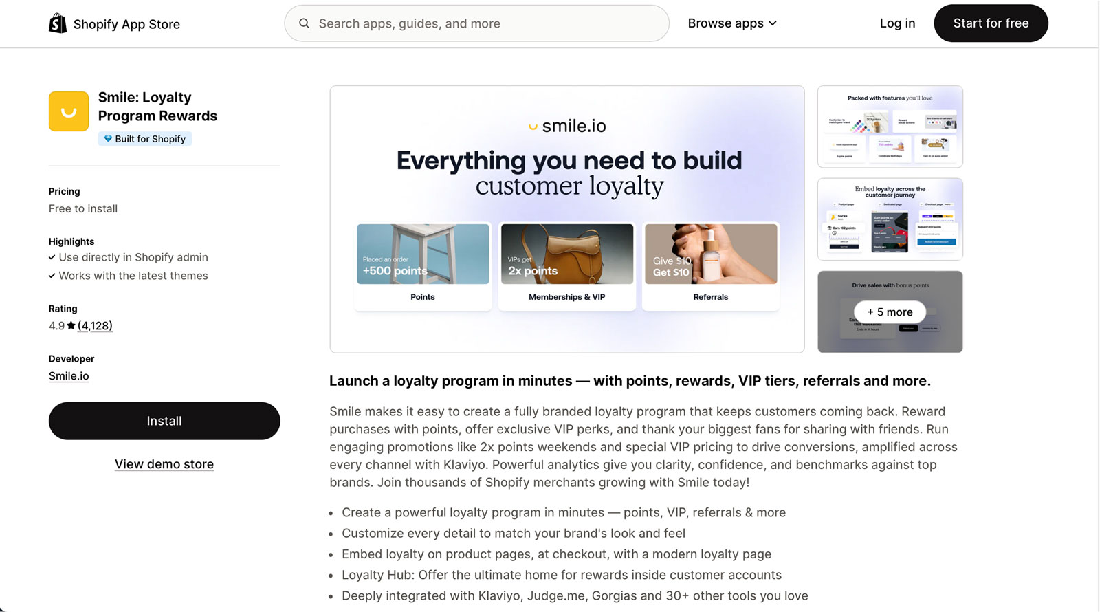 Best Shopify Apps - smile