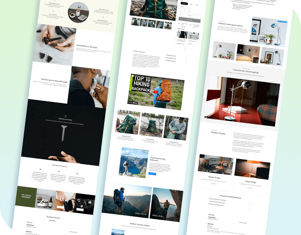 Easy Content Builder - Long-form product pages